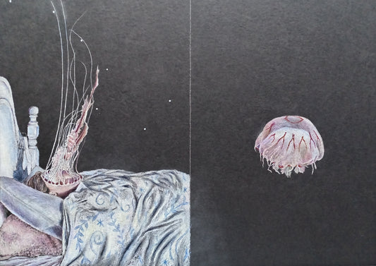 "Recalibration" original drawing by Amber Broughton